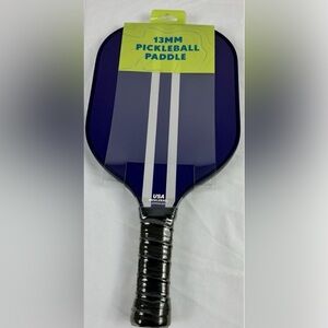 Blue Pickleball Paddle with Stripes